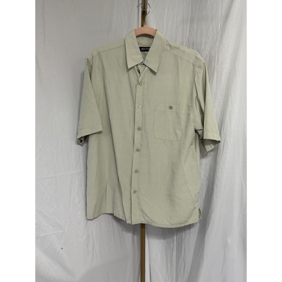 Puritan Other - Puritan men's button down Short Sleeve shirt size M‎ (38/40) beige